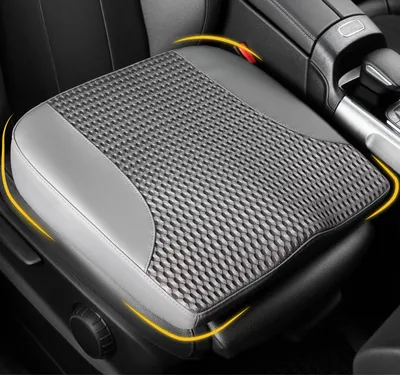 Ergonomisches Autositzkissen aus Memory-Schaum, dunkelgrau