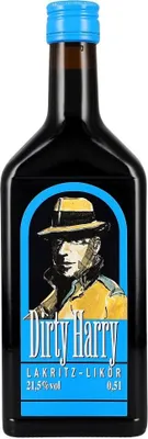Produktbild von Dirty Harry Lakritz Likör | 21,5 % vol | 0,5 l