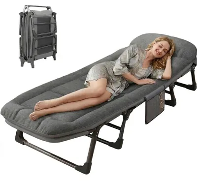 Produktbild von Faltbarer Campingstuhl für bis zu 150 kg mit Seitentaschen