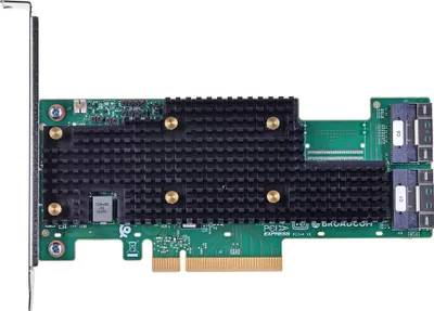 Obrázek produktu pro BROADCOM BCM HBA 9600-16i SAS/SATA/NVMe - PCIe - SFF-8654 - Server - Passiv - 5000000 h - 22,5 Gbit/s