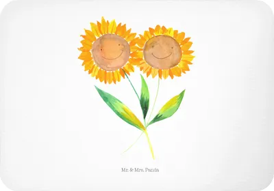 Produktbild von Mr. & Mrs. Panda magnet Blume Sonnenblume - Weiß - Geschenk, haftmagnet, Garten, Freundin, Zusammen, zettelhalter, whiteboardmagnet, Pinnwandmagnet, Kühlschrankmagnet