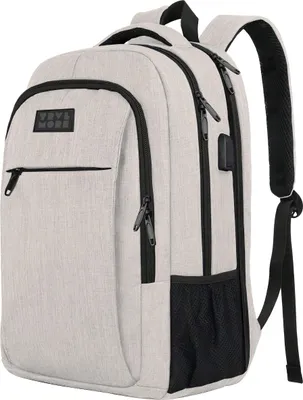 Produktbild von TRVLMORE 36L Rucksack - Rucksack mit 17,3 Zoll Laptopfach - Schulrucksack - Spritzwassergeschützt - Herren und Damen - Jungen und Mädchen - Beige