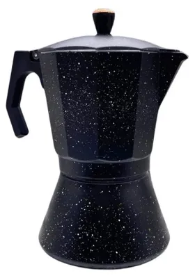 Produktbild von Eisenbach, Praktische Espressokaffeemaschine Moka 12 Tassen, Schwarz
