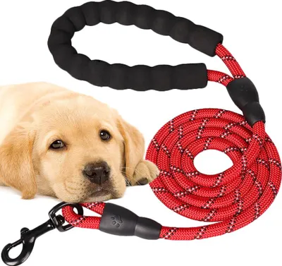 Produktbild von Starke Hundetrainingsleine aus Seil mit Reflektorgriff, robust und langlebig