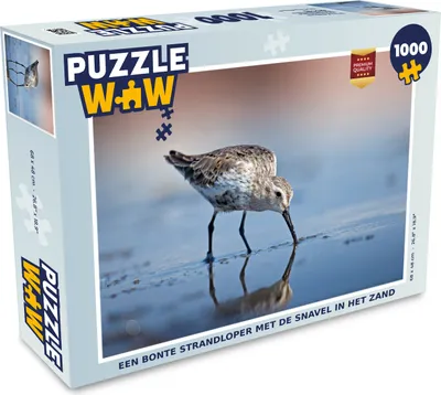 Obrázek produktu pro MuchoWow MuchoWow® Puzzle 1000 ks Pěnice černohlavá se zobákem v písku