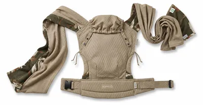 Produktbild von Hoppediz Hop-Tye Advanced - Elba, ergonomische Half-Buckle Babytrage