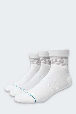 Zdjęcie produktu dla Skarpety Stance Vital Quarter 3 pary WHITE
