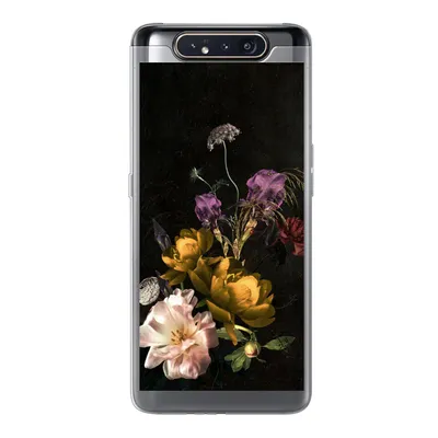 Produktbild von MuchoWow® Handyhülle Schutzhülle Hülle für Samsung Galaxy A80 Blumen - Muster - Pflanzen Silikon Softcase Handy Hülle - Schutzdeckel