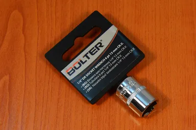 Produktbild von Stecknuss Steckschlüssel Einsätze Nüsse kurz Nuss 6 kant 1/4"-13mm