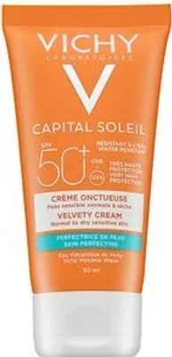 Produktbild von Vichy Capital Soleil Water Resistant SPF50+ Velvety Cream Schutzcreme für Gesicht 50 ml