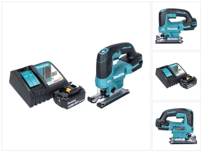 Zdjęcie produktu dla Akumulatorowa wyrzynarka wahadłowa Makita DJV 184 RF1 18 V bezszczotkowa + 1x akumulator 3,0 Ah + ładowarka