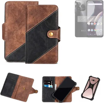 Produktbild von K-S-Trade Handyhülle Schutzhülle Bookstyle Case kompatibel mit BLU Bold K10 Klapphülle Cover Hülle Schutztasche 1x