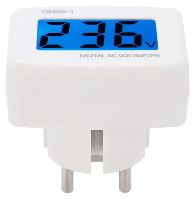Image de Voltmètre numérique, courant domestique, énergie, voltmètre, ampèremètre, DM55‑1