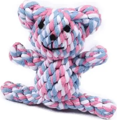 Produktbild von Provazová hračka pro psy 15 cm - medvídek