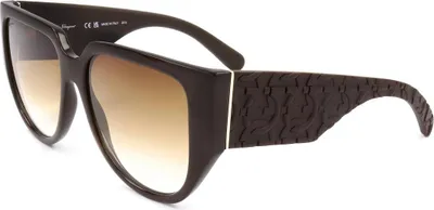 Productafbeelding van Salvatore Ferragamo Ovale dameszonnebril, model SF1088SE, gemaakt van acetaat