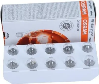 Zdjęcie produktu dla Żarówka W16W 12V/16W W2,1X9,5D Original 12V 10Szt.