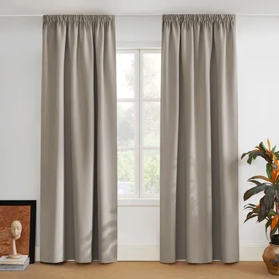 Obrázek produktu pro Zatemňovací závěsy 2-dílná sada - Tepelně izolační - Akustická izolace - 167x228cm