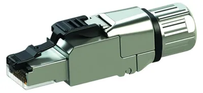 Produktbild von Telegärtner J00026A5000, RJ-45, Silber, Cat6a, T568A
