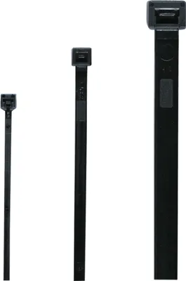 Obrázek produktu pro Cimco kabelové svazky, černé, RAL 9011, 3,5 mm x 280 mm, balení po 100 ks.