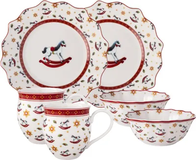 Image de Villeroy & Boch Set petit déjeuner Toys Delight cheval à bascule 6pcs