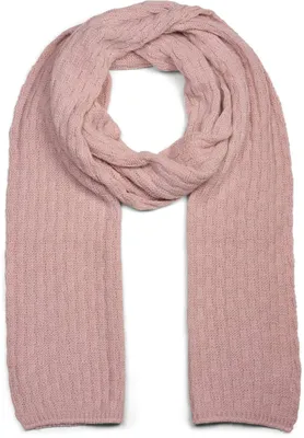 Image de styleBREAKER Écharpe tricotée unie avec motif tressé structuré, écharpe tricotée unie hiver 01018161