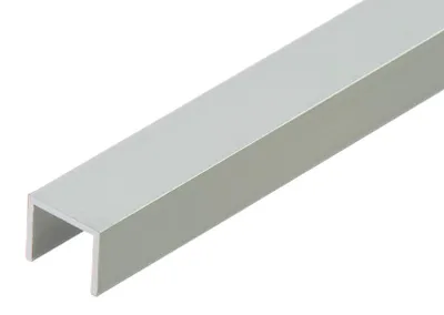 Zdjęcie produktu dla Forma U aluminiowa 16x13x1,5mm Cezar Srebrny Mat 1m