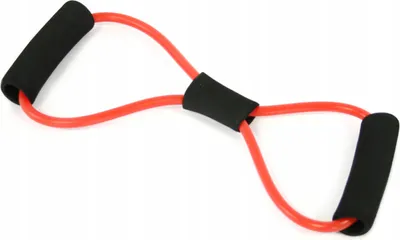 Produktbild von Fitness Expander mit Schaumstoffgriffen - Widerstandsband für Oberkörper & Arme - Home Gym