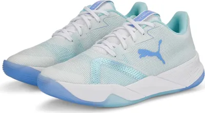 Produktbild von Puma Accelerate Turbo Nitro II W+ Indoor-Sportschuhe Unisex hellblau blau weiß Gr 41