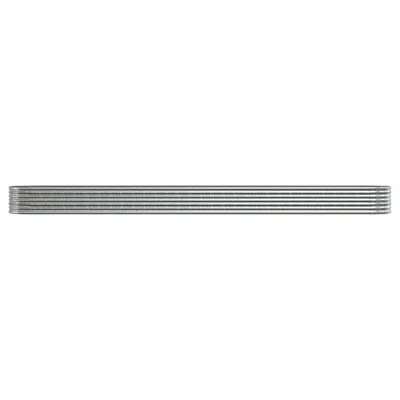 Zdjęcie produktu dla vidaXL Podwyższone łóżko Stal malowana proszkowo 512x80x36 cm Srebrny