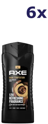 Produktbild von 6x Axe Douchegel - 400ml - dark temptation