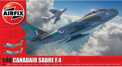 Obrázok produktu pre Airfix A08109, Model lietadla s pevnými krídlami, Montážna sada, 1:48, Canadair Sabre F.4, Akékoľvek pohlavie, Plast