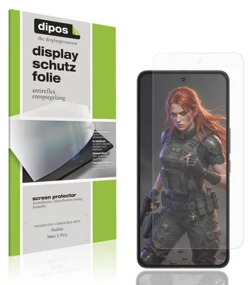 Produktbild von 4x Schutzfolie für Nubia Neo 5 Pro matt Displayschutzfolie Folie Display Schutz dipos