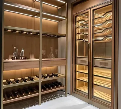 Obrázek produktu pro Vinotéka Stojan na víno Stojan na lahve Vinotéka Archiv vín Chladnička na víno