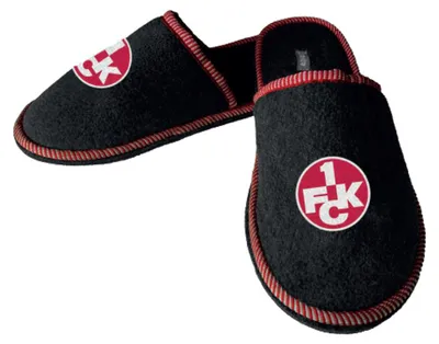 Produktbild von FCK Filzpantoffeln Logo schwarz