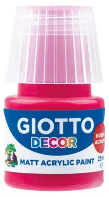 Obrázek produktu pro Giotto Decor akrylová barva matná 25 ml - černá