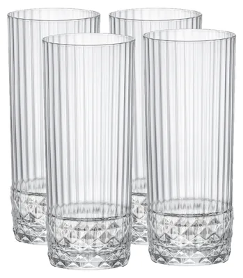Produktbild von Bormioli Rocco Longdrinkglaser - 4x - 400 ml - Trinkglaser