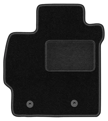 Zdjęcie produktu dla Dywanik samochodowy welurowy kierowcy do Toyota Auris I (2006-2013, hatchback) czarny, dopasowany