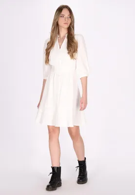 Produktbild von SAPORTA damen kleid - wollweiss, S