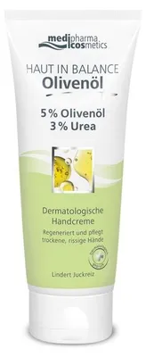 Produktbild von Haut in Balance Olivenöl Handcreme 5% zur Pflege der Haut, 100 ml Creme