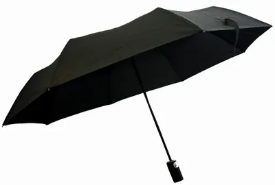 Produktbild von Regenschirm SCHWARZ automatisch leicht unifarben Herren
