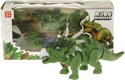 Zdjęcie produktu dla Dinozaur na baterie ruchomy światło i dźwięk