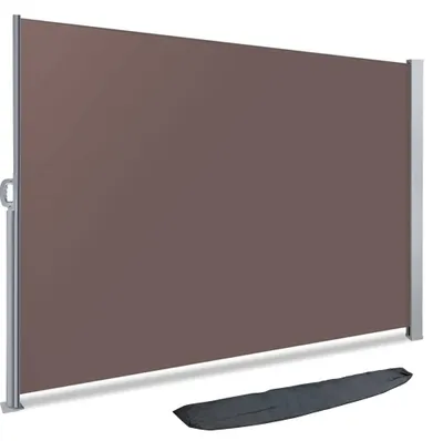 Obrázok produktu pre Solidchoice – Skladacia veterná clona s ochranným obalom, 140 x 300 cm