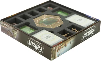 Produktbild von Feldherr Schaumstoff-Set für Fallout: Neu-Kalifornien Brettspielbox