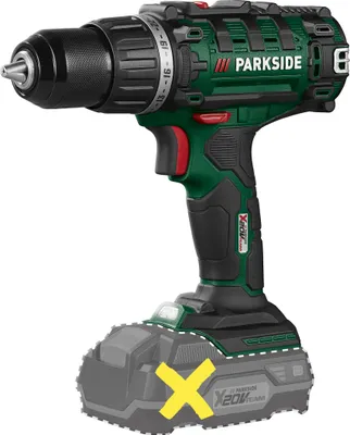 Produktbild von PARKSIDE® 20 V Akku-Bohrschrauber »PABS 20-Li I9«, ohne Akku und Ladegerät