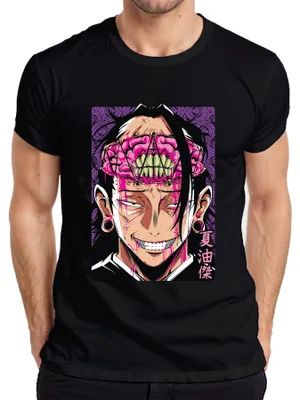 Obrázok produktu pre Jujutsu Kaisen Geto Suguru Anime Bloody Brain Gloomy Fan Pánske tričko, čierne, 3XL