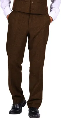 Produktbild von T3065-1300-56 braun Herren Hose Peaky blinder lang Gr.56