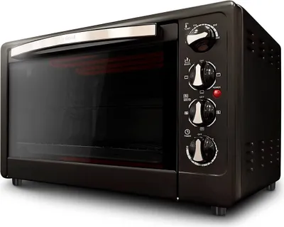 Produktbild von Grunkel HR-23HN, 23 l, Schwarz, Freistehend, Drehregler, Metall, Schwarz