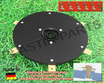 Zdjęcie produktu dla Tarcza tnąca 6 ostrzy Tarcza tnąca Husqvarna Automower 320 330x G3 P2 210 mm bez ostrza
