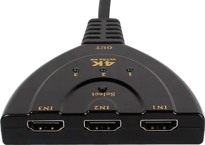 Zdjęcie produktu dla 3-portowy kabel rozdzielający HDMI