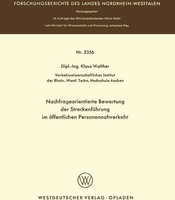Zdjęcie produktu dla Nachfrageorientierte Bewertung der Streckenführung im öffentlichen Personennahverkehr